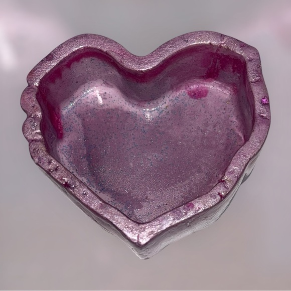 Hand Crafted Other - Handmade Heart Eco Resin Dish | Jewelry Tray | Gift Idea